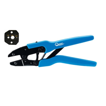 Quest Technology International Coax Ratchet Crimp Tool - .324/.178/0.68 For 3Pc BNC AndAmp, 1Pc F On Rg-6/8281 TRF-3045